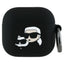 Karl Lagerfeld Silicone Karl & Choupette Head 3D – AirPods 4 dėklas (juodas)