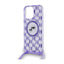 Karl Lagerfeld IML Crossbody Monogram Karl & Choupette Head MagSafe – Dėklas iPhone 15 Pro Max (Violetinis)