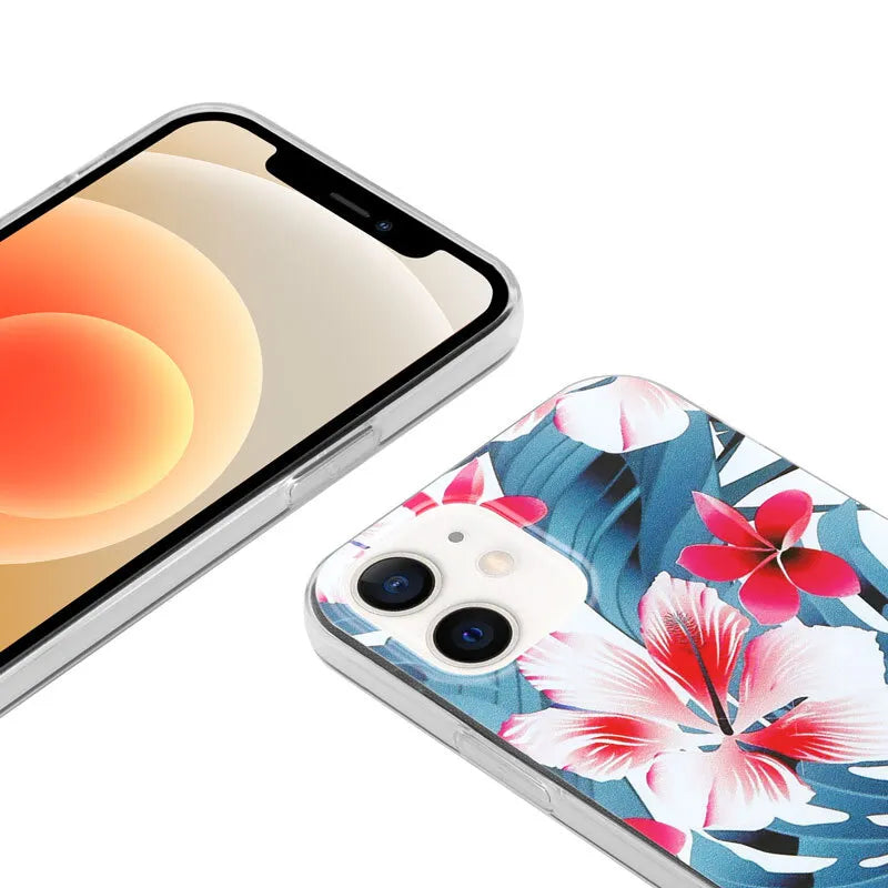 Crong Flower Case – iPhone 12 / iPhone 12 Pro dėklas (03 raštas)