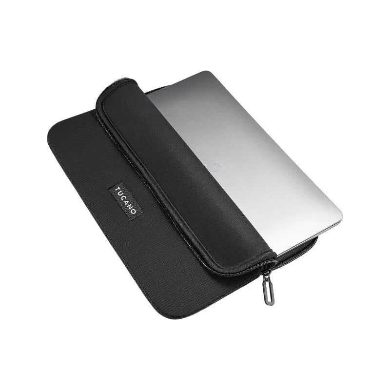 Tucano Colore2 - MacBook Air 13” dėklas (M5/M4/M3/M2/M1/2026-2018) / Pro 13" / Nešiojamas kompiuteris 12” (Juodas)