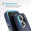 Speck Presidio2 Grip ClickLock & MagSafe – dėklas iPhone 16 Pro (Coastal Blue / Dust Gray / White)