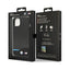 BMW Leather Carbon Blue Line – Dėklas, skirtas iPhone 14 (juodas)