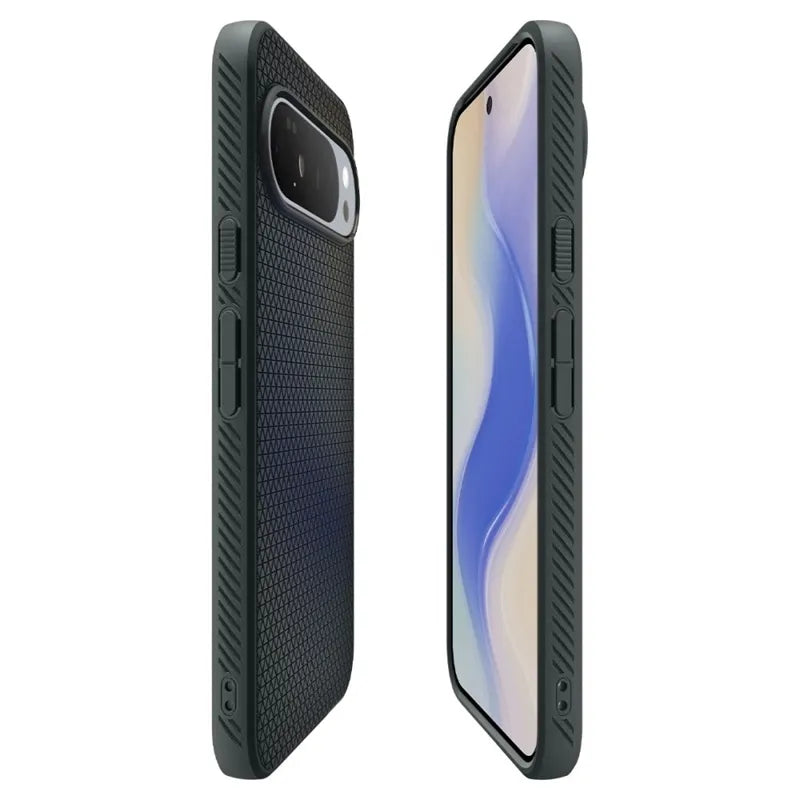 Spigen Liquid Air Mag MagSafe – dėklas Google Pixel 10 Pro XL (Abyss Green)