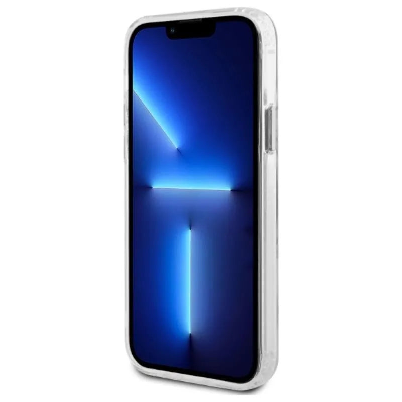 Karl Lagerfeld IML Metal Choupette Head MagSafe – Dėklas iPhone 12 / iPhone 12 Pro (Baltas)