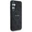 Guess Leather 4G Colored Ring Classic Logo MagSafe – dėklas Samsung Galaxy S25+ (juodas)