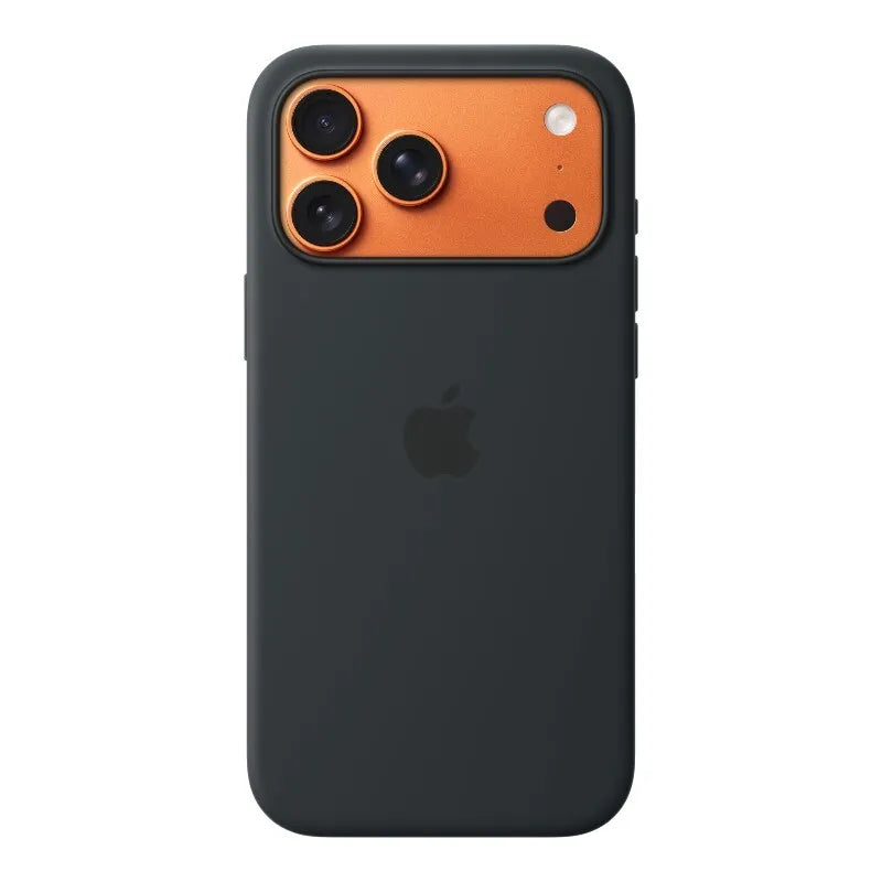 „Apple“ silikoninis dėklas – silikoninis dėklas su „MagSafe“, skirtas „iPhone 17 Pro Max“ (juodas)