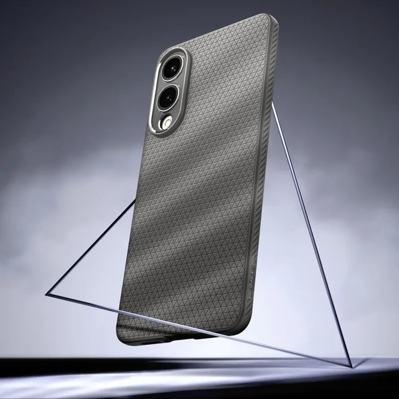 Spigen Liquid Air – dėklas Samsung Galaxy S25 Edge (Marble Grey)