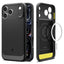 Spigen Rugged Armor Mag MagSafe – dėklas, skirtas iPhone 18 Pro Max / 17 Pro Max (matinė juoda spalva)