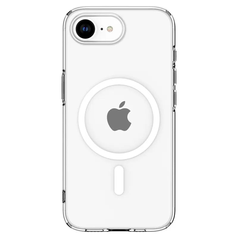 Spigen Liquid Crystal Mag MagSafe – dėklas iPhone 17e / 16e (skaidrus)