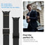 Spigen Fit Lite – dirželis Samsung Galaxy Watch 8 / 8 Classic 40 / 44 / 46 mm (juodas)