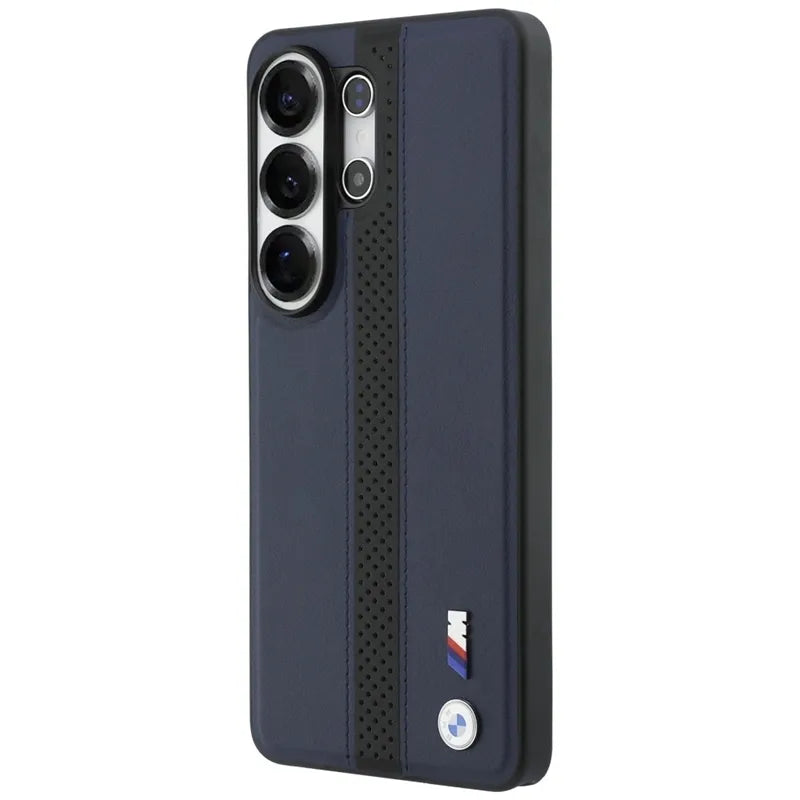 BMW M Perforated Stripe Logo MagSafe – Dėklas skirtas Samsung Galaxy S26 Ultra (tamsiai mėlynas)