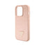 Guess Croco Triangle Metal Logo – dėklas iPhone 15 Pro telefonui (rožinis)