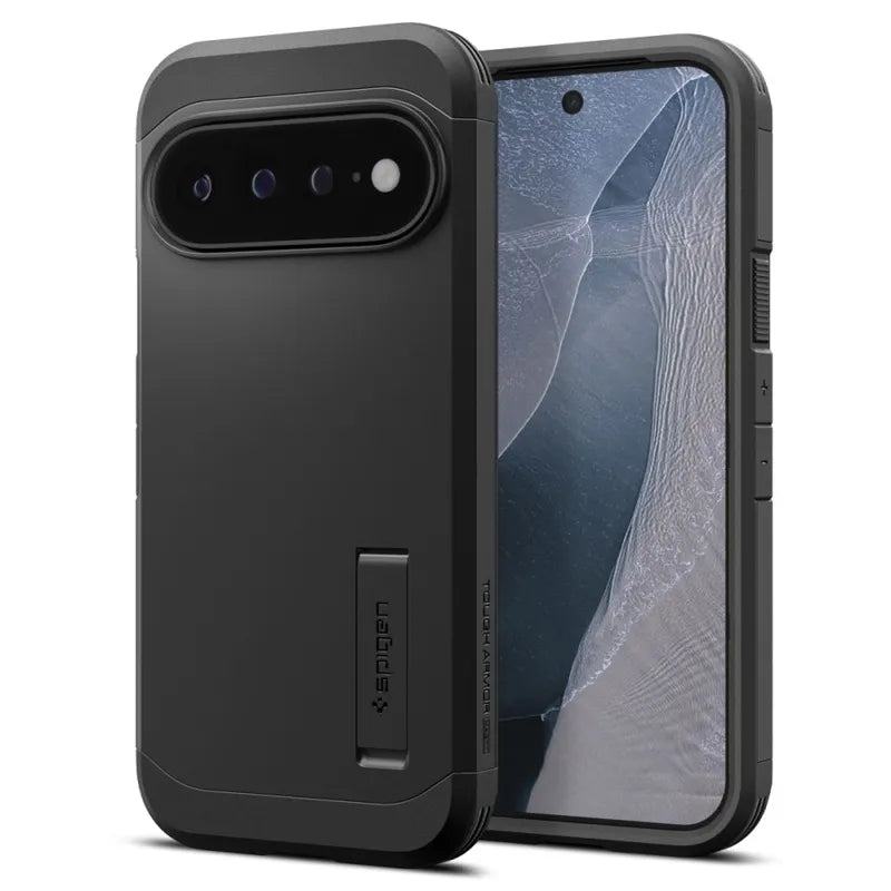Spigen Tough Armor Mag MagSafe – Dėklas Google Pixel 11 Pro XL (Juodas)