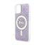 Guess 4G MagSafe – dėklas skirtas iPhone 14 Plus (violetinis)