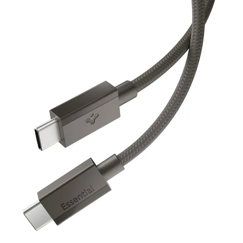 Spigen EB6015CC Essential – USB-C į USB-C laidas 60W 1,5m (Gunmetal)