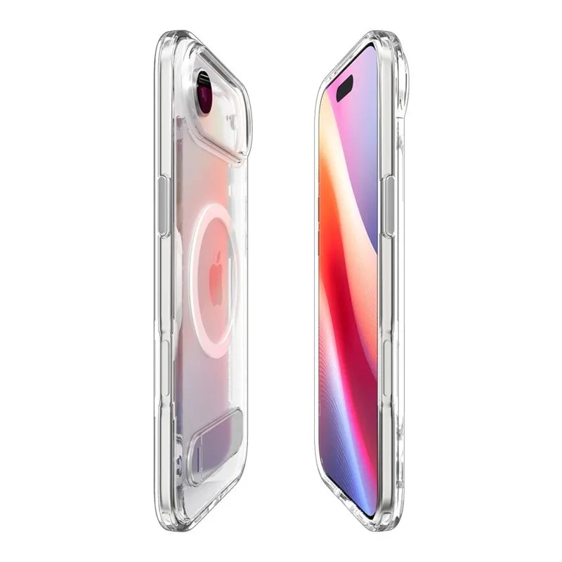 Spigen Ultra Hybrid S Mag MagSafe - dėklas, skirtas iPhone Air (skaidrus/baltas)