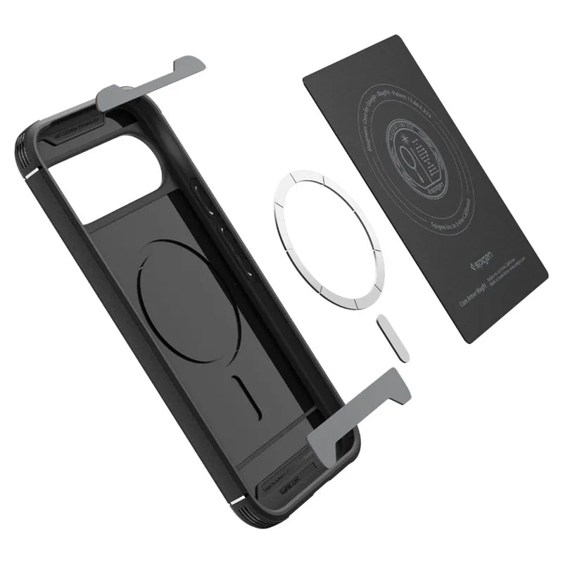 „Spigen Core Armor Mag MagSafe“ – dėklas, skirtas „Google Pixel 10 Pro XL“ (matinė juoda)