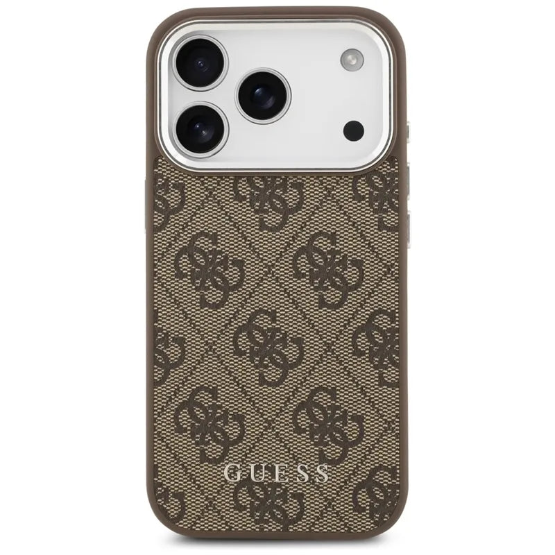 Guess 4G Classic Logo MagSafe – iPhone 17 Pro Max dėklas (rudas)