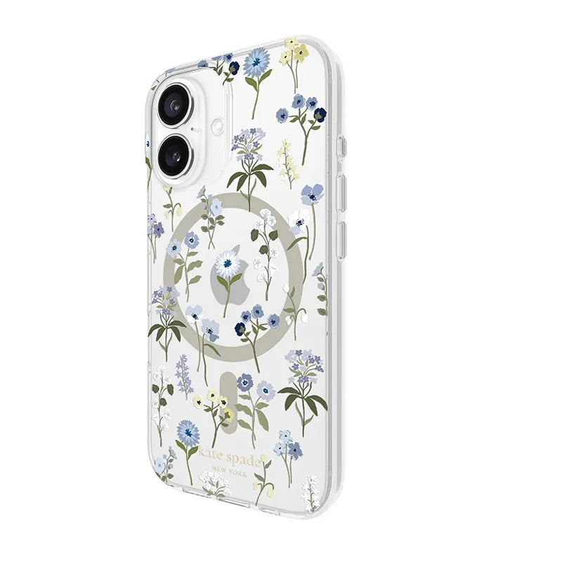 Kate Spade New York apsauginis MagSafe dėklas iPhone 16 (Precious Bloom)
