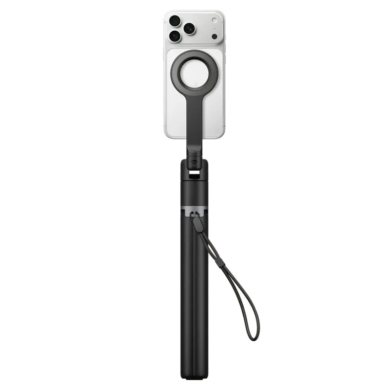 Spigen S582W MagSafe Bluetooth asmenukių lazda-trikojis – išmaniojo telefono trikojis / asmenukių lazdos laikiklis (juodas)