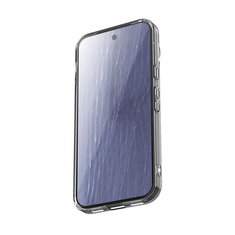Crong Hybrid Clear Magnetic – MagSafe dėklas Google Pixel 11 (Skaidrus)
