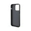 Karl Lagerfeld 3D Rubber Multi Logo dėklas iPhone 15 Pro Max telefonui (juodas)