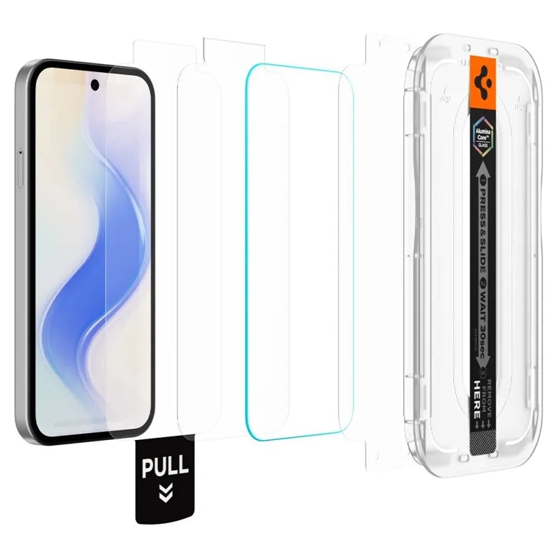 Spigen GLAS.TR EZ Fit Pro AC 2-Pack – grūdintas stiklas Google Pixel 10a (2 vnt.)