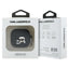 Karl Lagerfeld Silicone Karl & Choupette Head 3D – AirPods 4 dėklas (juodas)