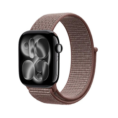 Crong Nylon – Sportinė apyrankė „Apple Watch“ 38/40/41/42 mm (Smokey Mauve)