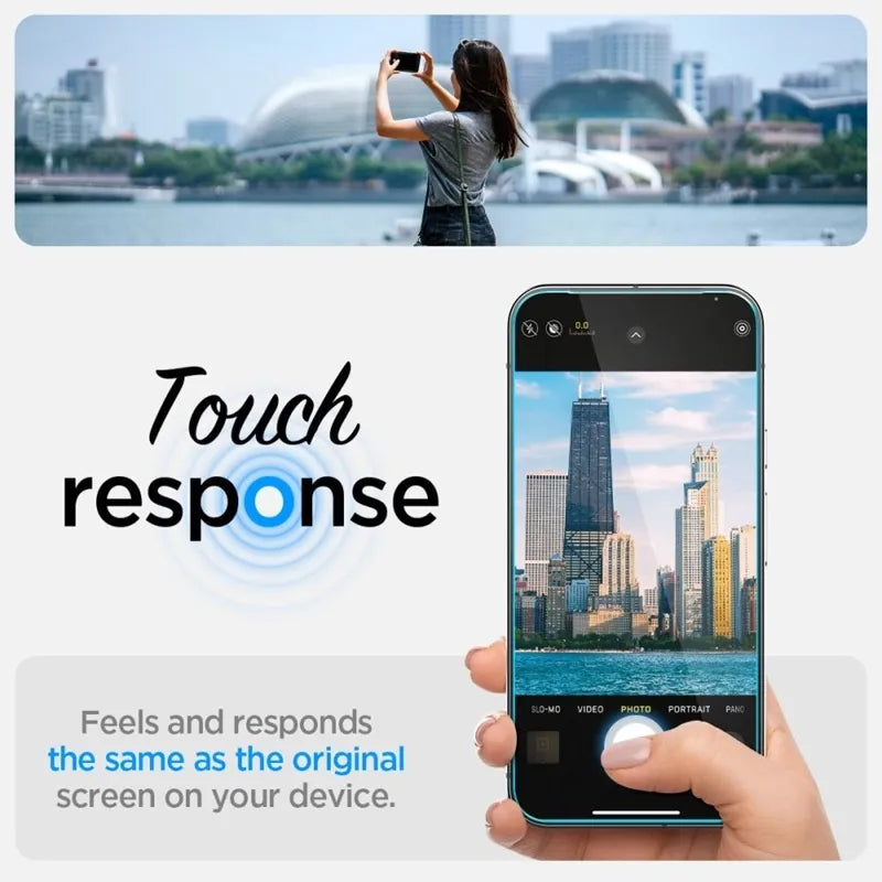 Spigen GLAS.TR EZ FIT Privacy 2 pakuotė – grūdintas stiklas su privatumo filtru, skirtas Google Pixel 9 / 9 Pro / 10 / 10 Pro (2 vnt.)