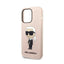 Karl Lagerfeld Silicone NFT Ikonik – dėklas iPhone 14 Pro (rožinis)