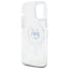 Karl Lagerfeld IML Metal Choupette Head MagSafe – Dėklas iPhone 12 / iPhone 12 Pro (Baltas)