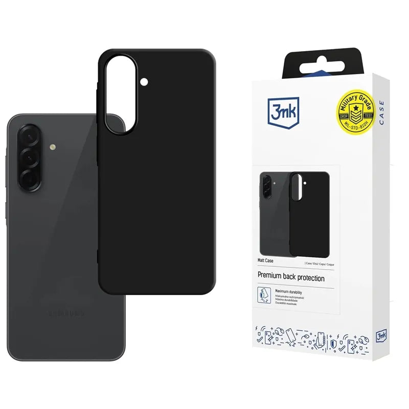 3mk Matt Case – Dėklas Samsung Galaxy A57 (Juodas)