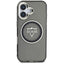 Guess IML Metal Mountain Logo MagSafe – Dėklas skirtas iPhone 16 (juodas)