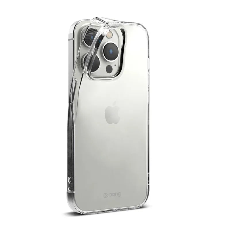 Crong Crystal Slim Cover – iPhone 14 Pro Max dėklas (skaidrus)