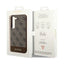 „Guess 4G Bottom Stripe Metal Logo Collection“ – „Samsung Galaxy S24+“ dėklas (ruda)