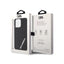 Karl Lagerfeld 3D Rubber Multi Logo dėklas iPhone 15 Pro Max telefonui (juodas)