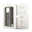 Guess 4G Printed Stripes MagSafe – dėklas iPhone 13 Pro Max (rudas)