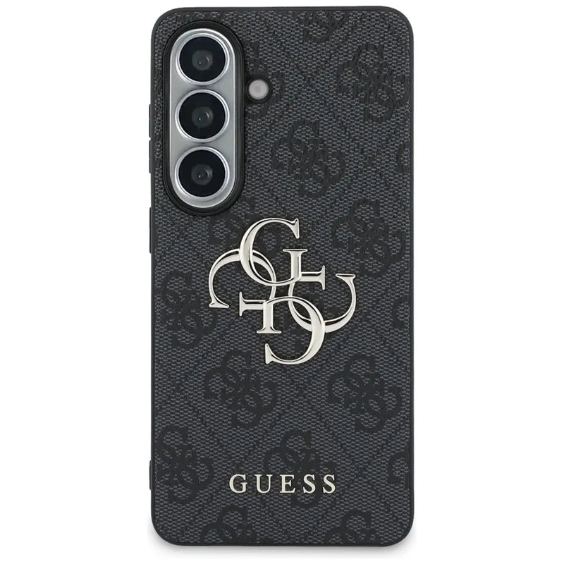 Guess 4G Big Metal Logo – Samsung Galaxy S26 dėklas (juodas)