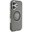 Guess IML Metal Mountain Logo MagSafe – Dėklas skirtas iPhone 16 (juodas)