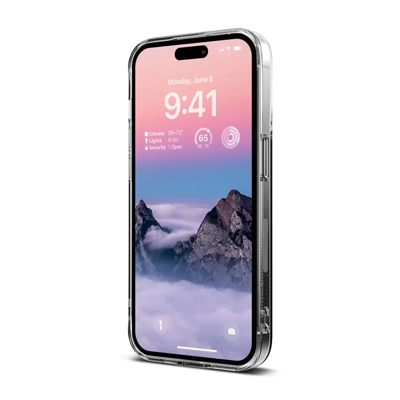 Crong Crystal Slim Cover – iPhone 14 Pro Max dėklas (skaidrus)