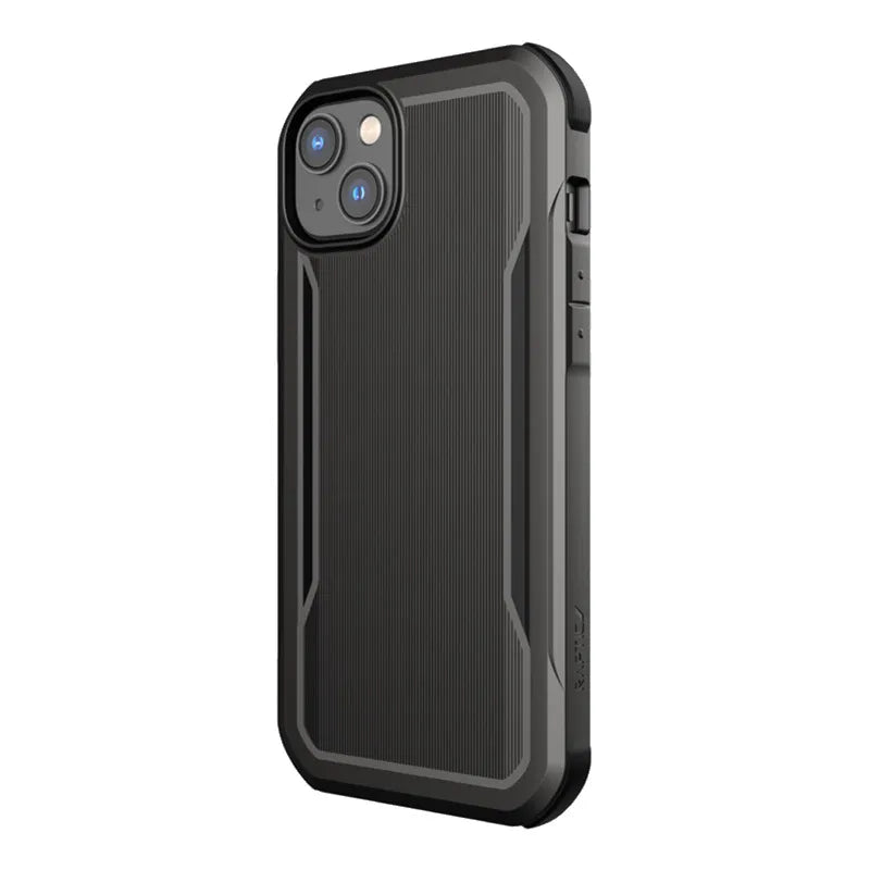 X-Doria Raptic Fort, skirtas MagSafe – dėklas iPhone 14 Plus (atsparumas kritimui 6m) (juodas)