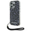 Karl Lagerfeld Zebra With Cord – dėklas iPhone 16 Pro Max (violetinis)