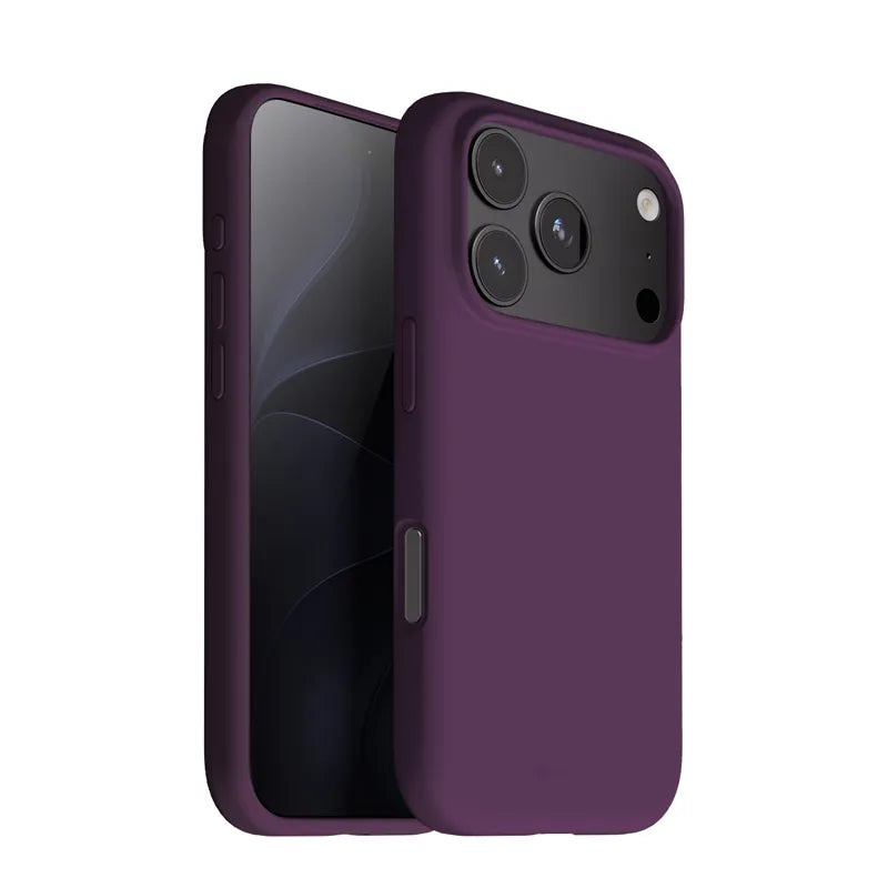 Crong Color Cover Magnetic – MagSafe dėklas, skirtas iPhone 18 Pro Max / 17 Pro Max (slyvų spalvos)