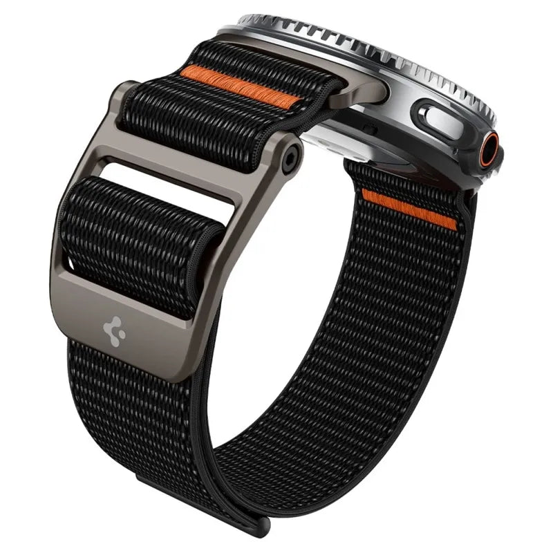 Spigen DuraPro Flex – dirželis Samsung Galaxy Watch 8 / 8 Classic 40 / 44 / 46 mm (juodas)
