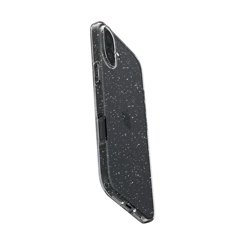 Spigen Liquid Crystal Glitter – dėklas iPhone 16 (skaidrus)