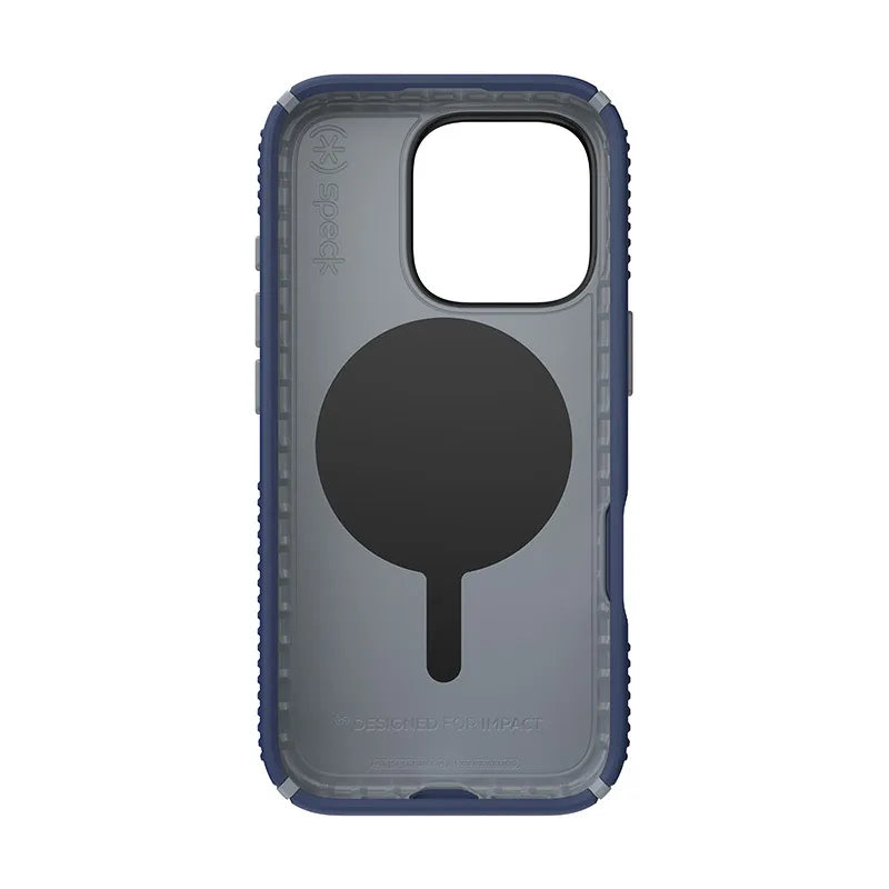 Speck Presidio2 Grip ClickLock & MagSafe – dėklas iPhone 16 Pro (Coastal Blue / Dust Gray / White)