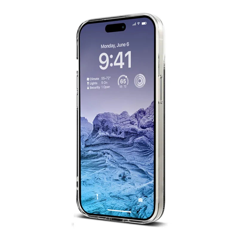 Crong Crystal Slim Cover - iPhone 15 Plus dėklas (skaidrus)