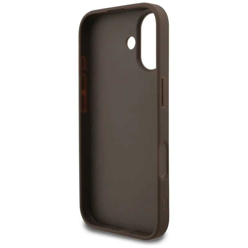 Guess 4G Classic – Dėklas iPhone 17 (rudos spalvos)