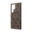 Guess 4G Collection Leather Metal Logo MagSafe – dėklas Samsung Galaxy S24 Ultra (rudos spalvos)